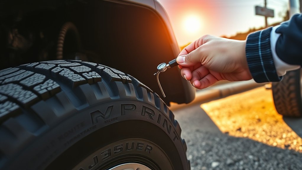 optimize tire pressure comfort