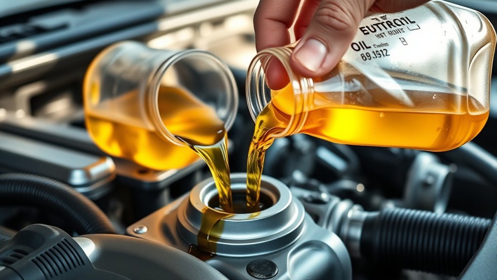 proper engine oil addition