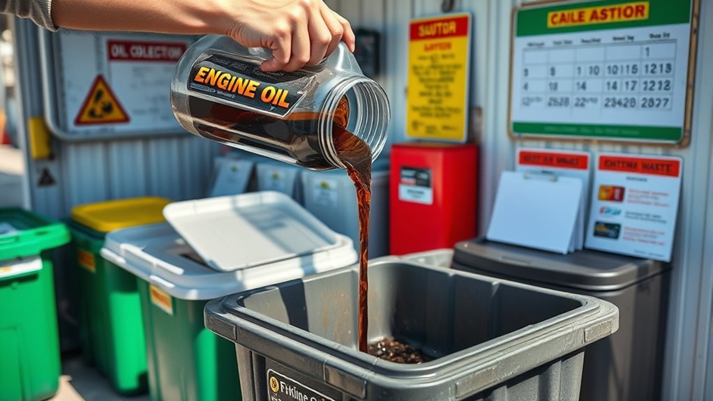 proper oil disposal options