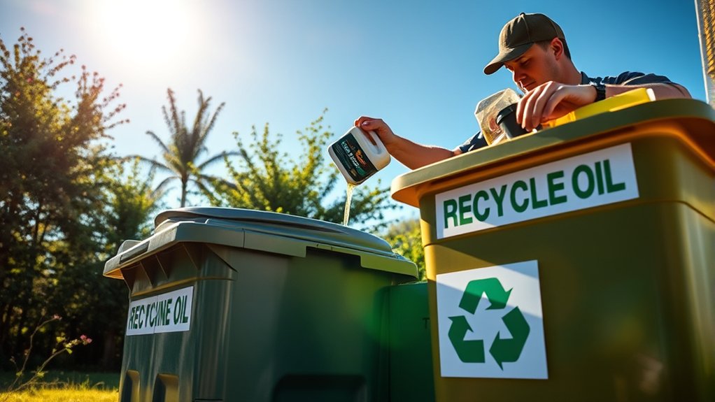 protect environment recycle oil