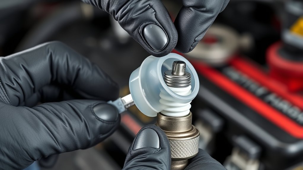 protects spark plug integrity