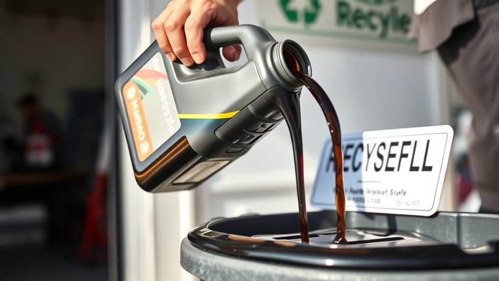 recycle used engine oil
