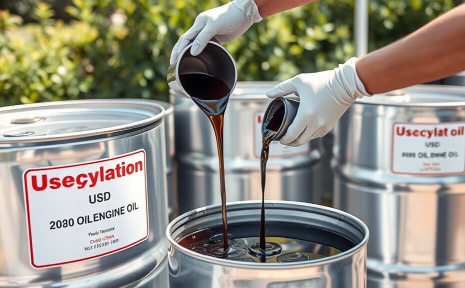 recycle used engine oil