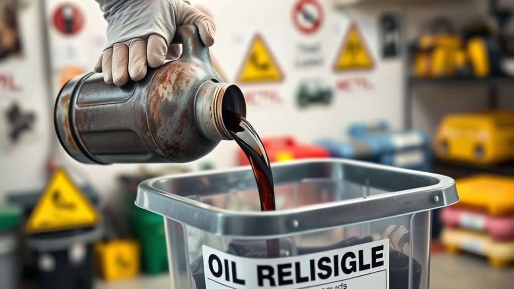 recycle used engine oil