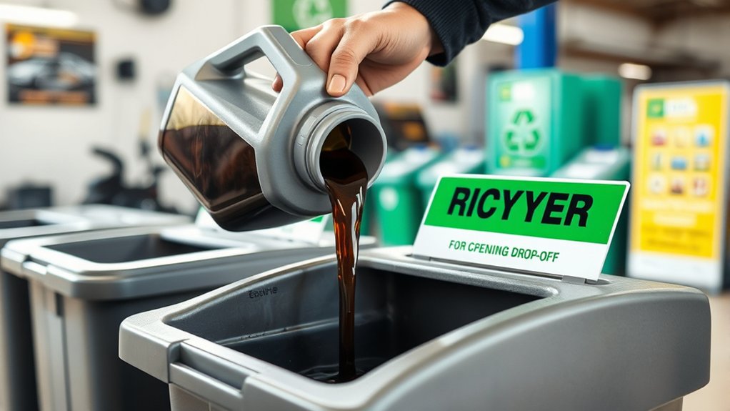 recycle used engine oil responsibly