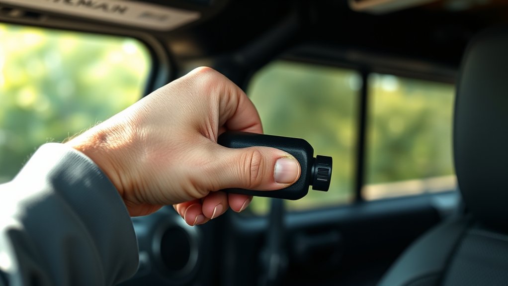 release jeep parking brake