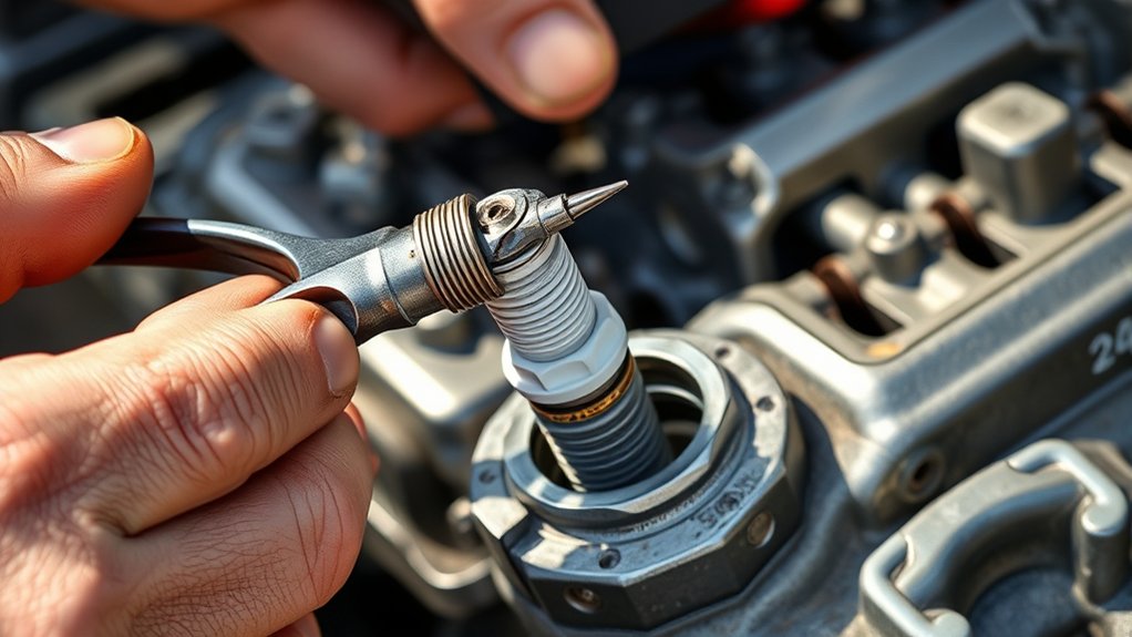 remove broken spark plug