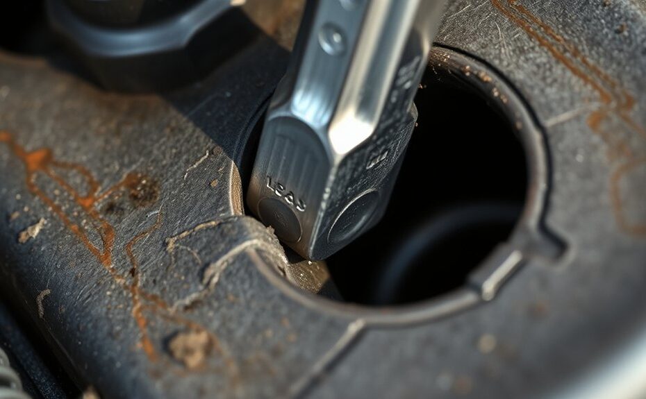 remove oil from spark plug