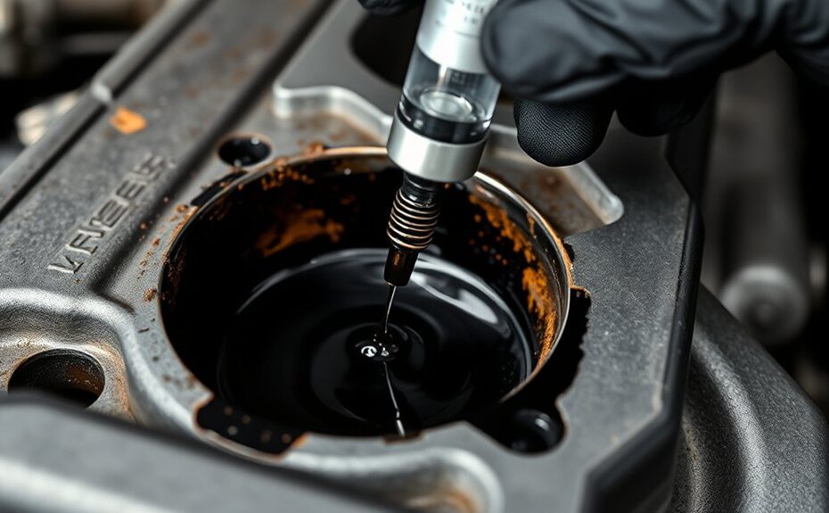 remove oil from wells