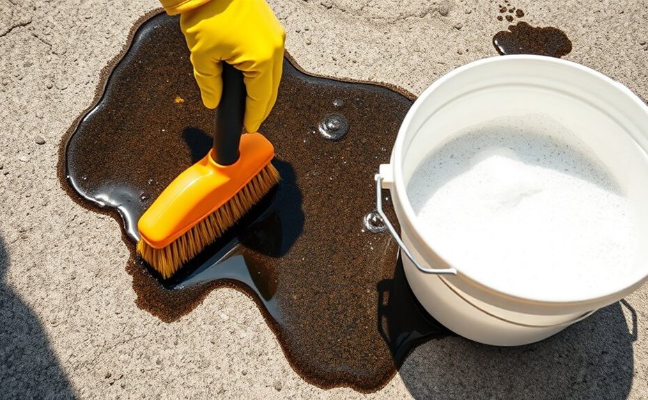 remove oil stains effectively