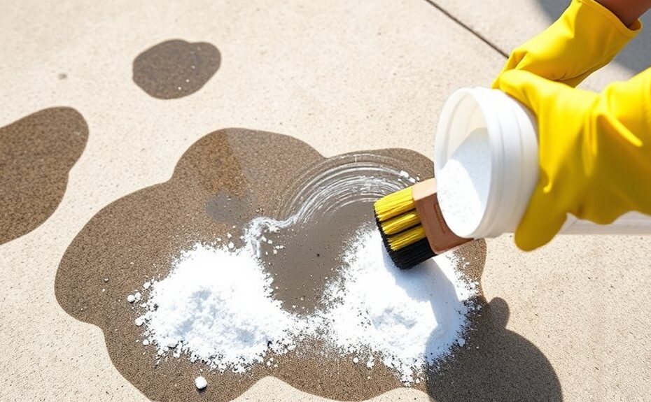 remove oil stains effectively