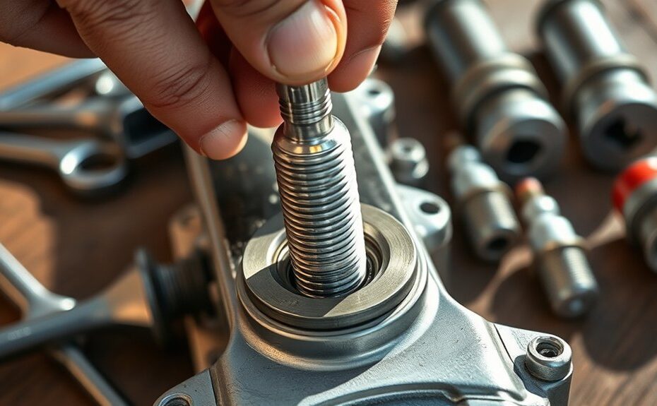 repair stripped spark plug