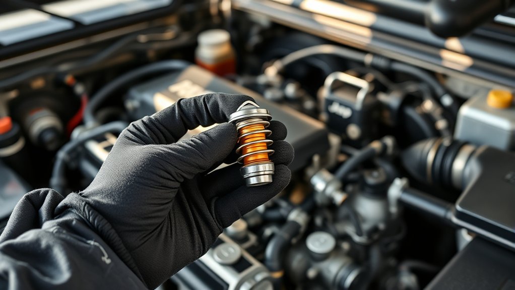 replace faulty thermostat safely