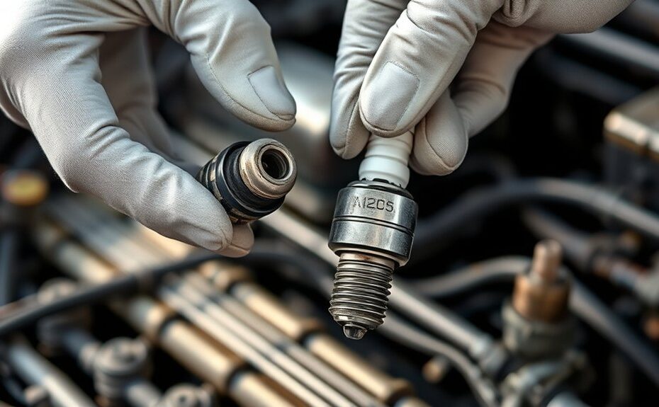 replace spark plug boots