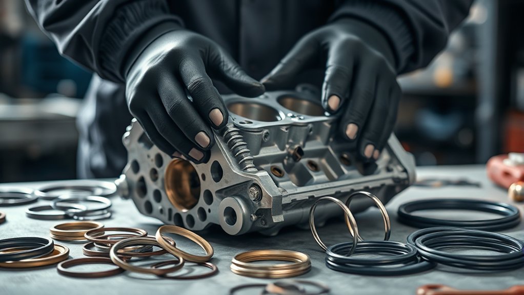 replace worn engine parts