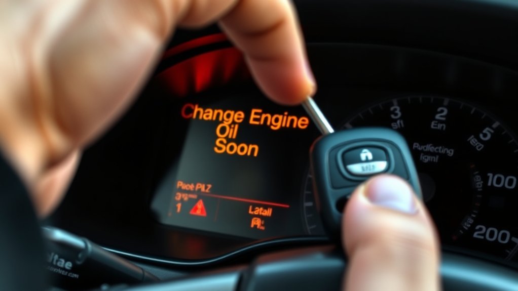 reset engine oil light