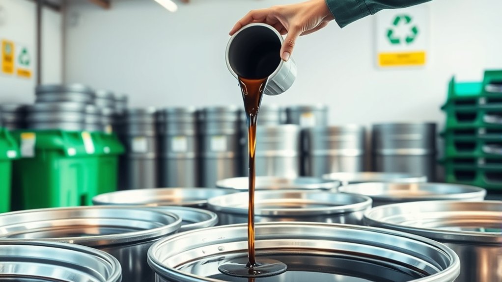 safe engine oil recycling