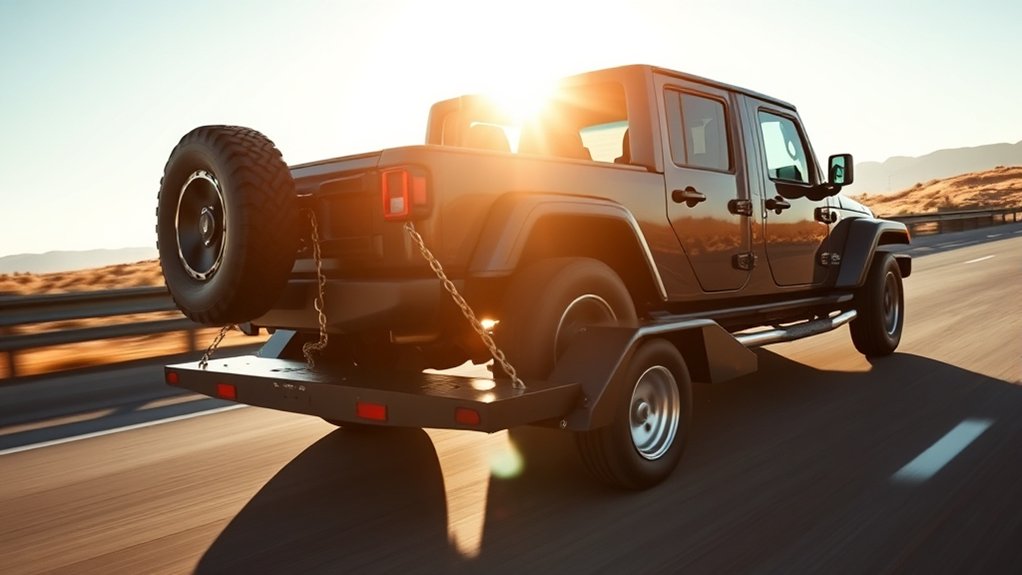 safe flat towing practices