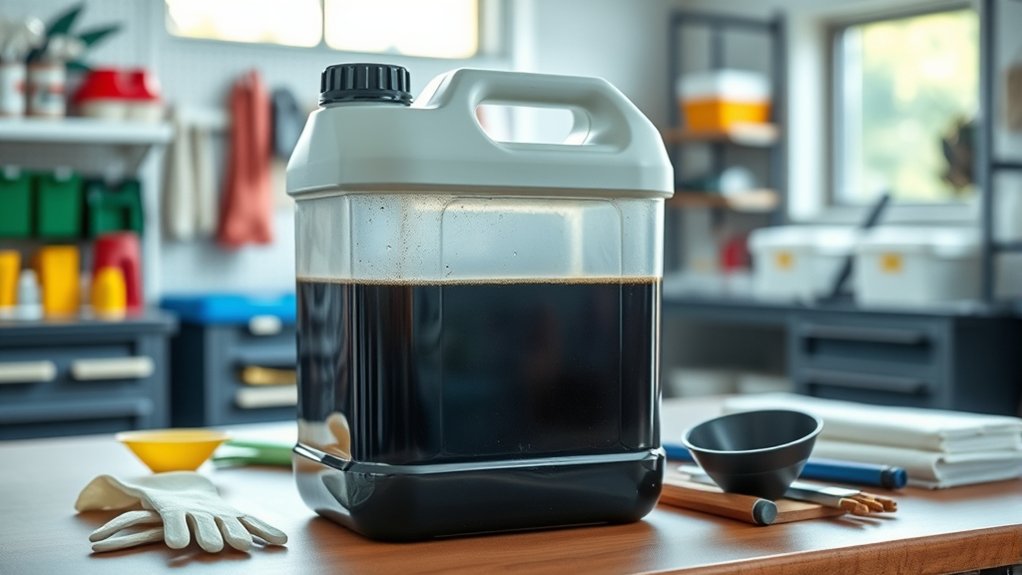 safe used oil storage