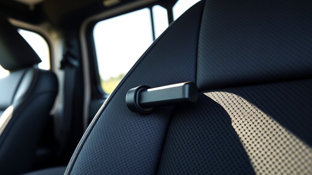 seat recline lever location