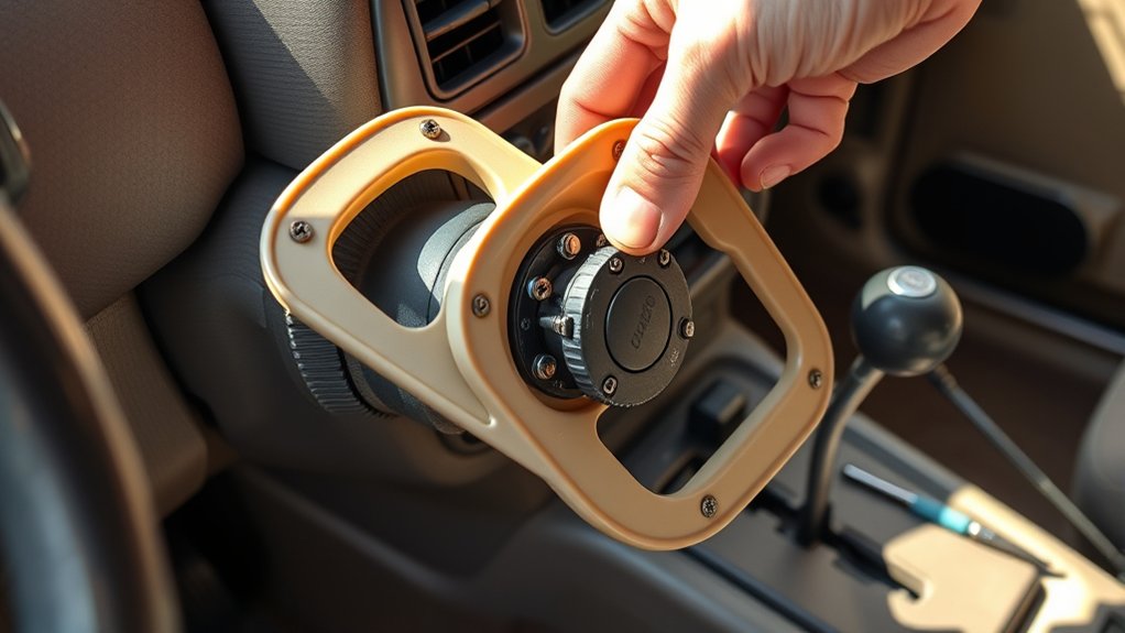 secure steering column covers