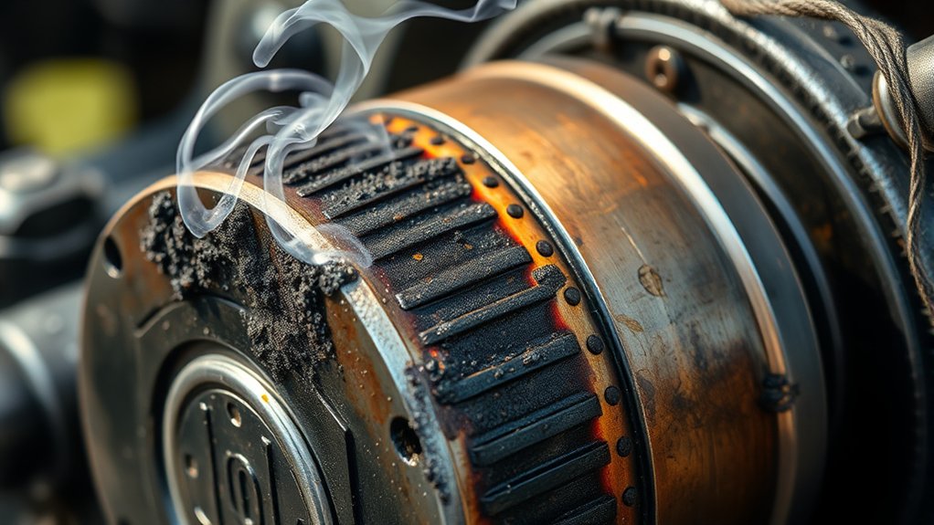 severe damage from lubrication failure