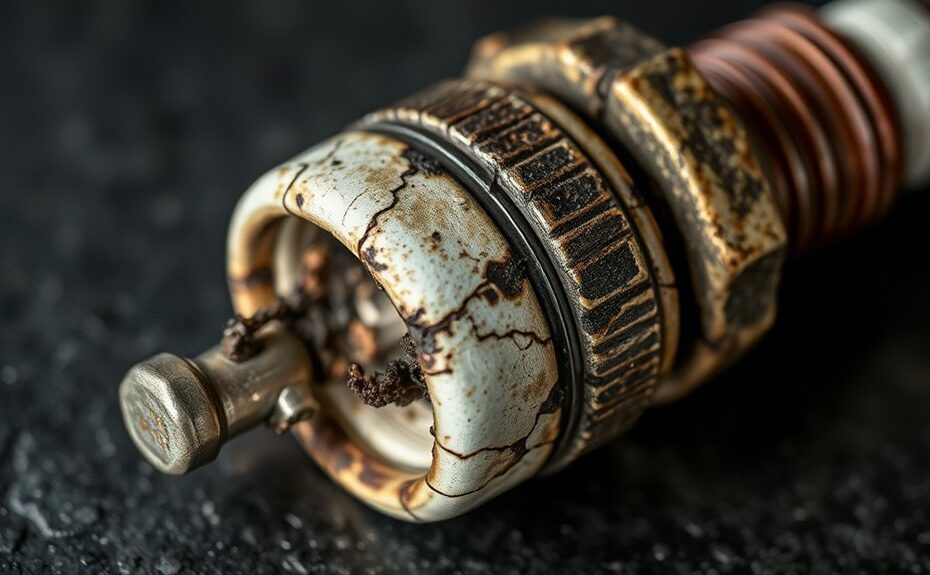 signs of worn spark plug