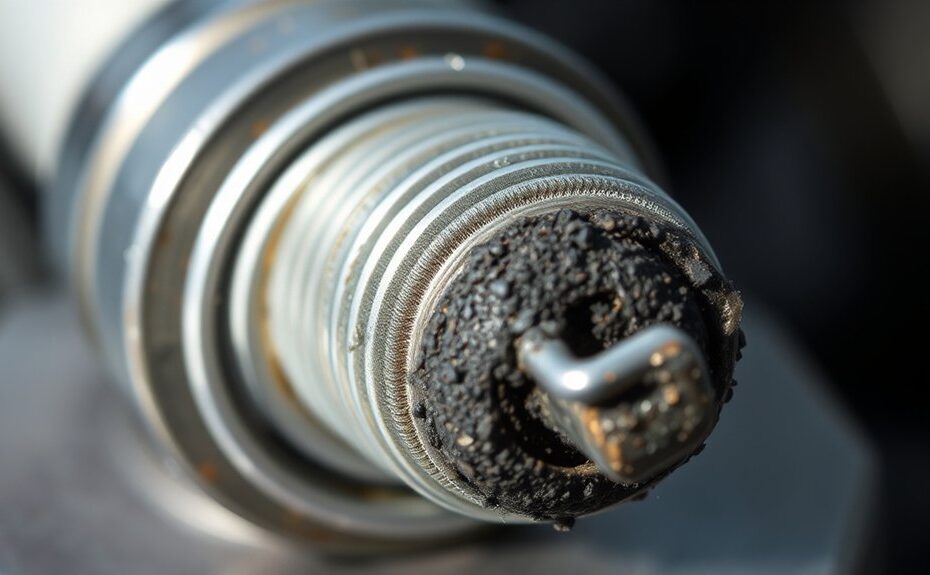 spark plug carbon accumulation