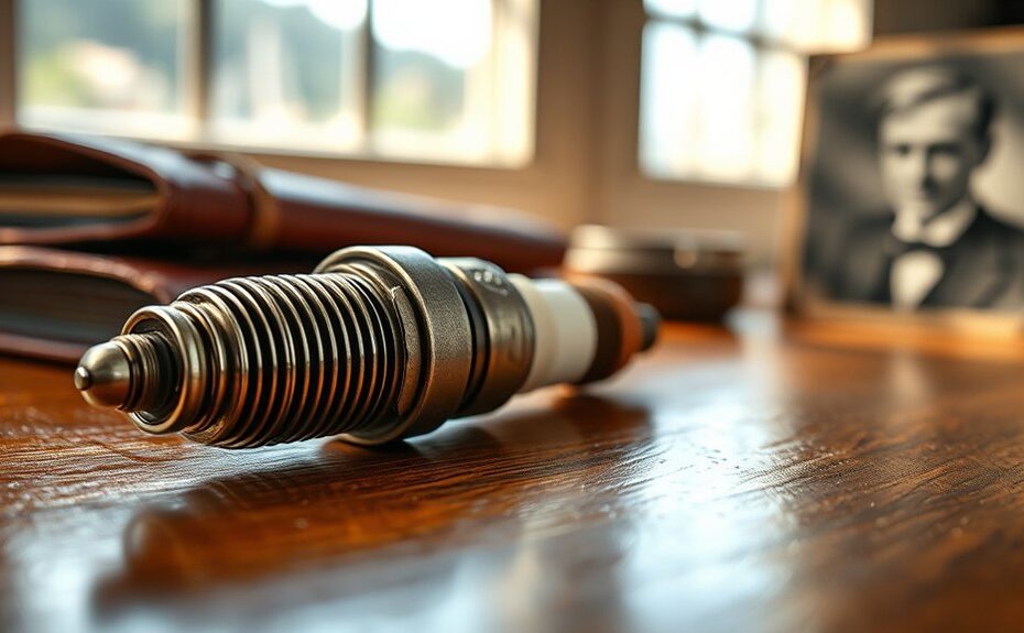 spark plug inventor history