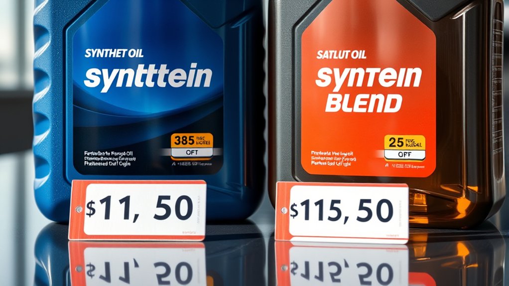synthetic vs blend cost comparison