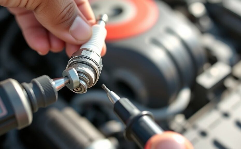 testing a spark plug