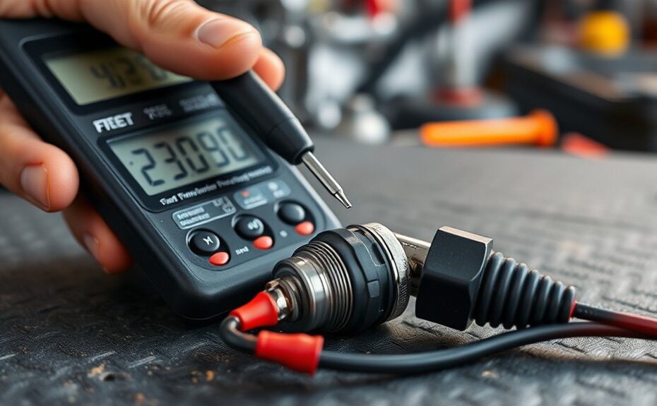 testing spark plug coil