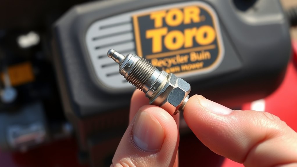 toro recycler 22 spark plug