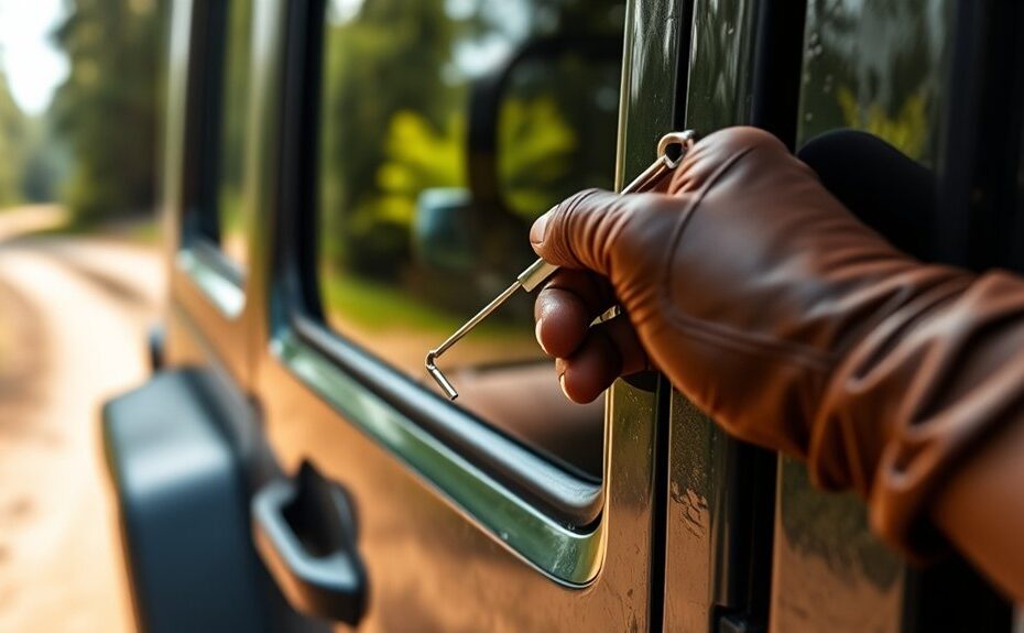 unlock jeep wrangler safely