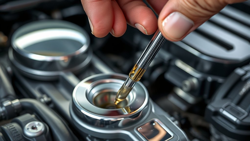 vehicle specific oil checking methods