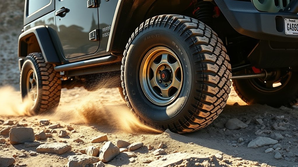 width influences off road stability