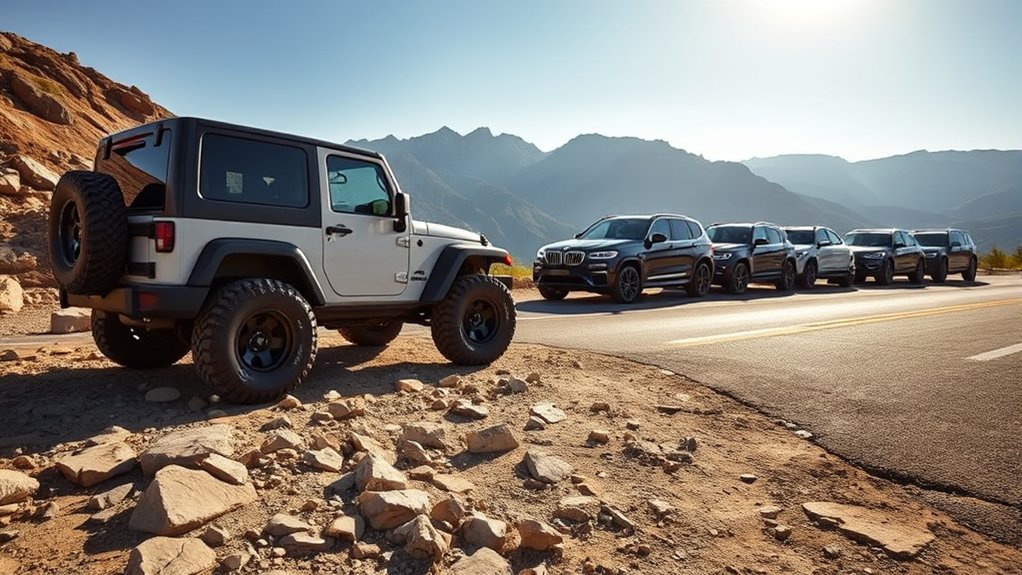 wrangler s lightweight off road design