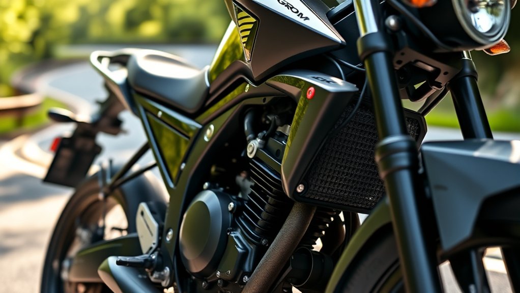 125cc engine enhances performance and handling