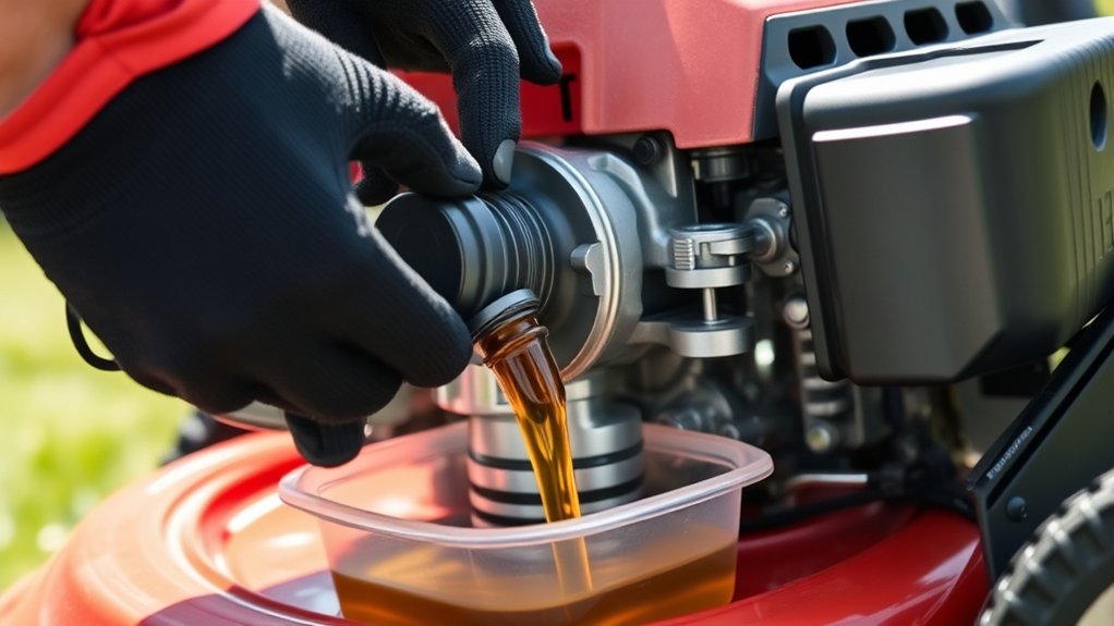 avoid wrong oil drain measure dispose