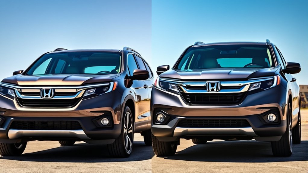 boxier to sleeker exterior evolution