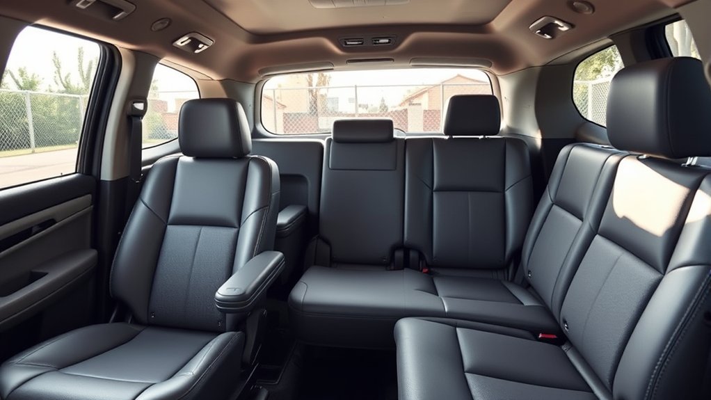 captain seats vs bench access capacity comfort