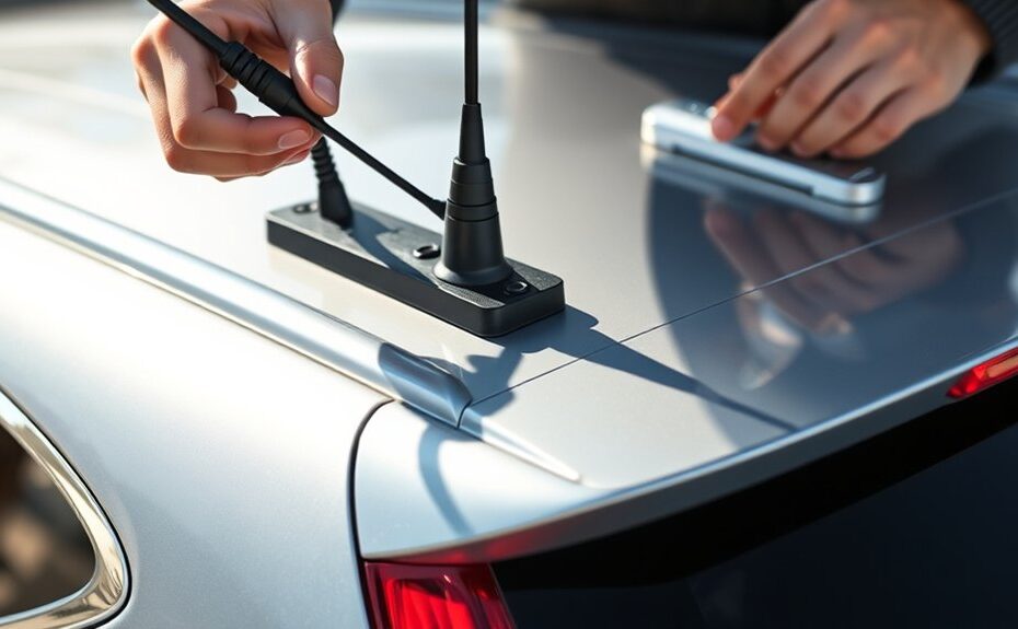 cb antenna installation on honda cr v