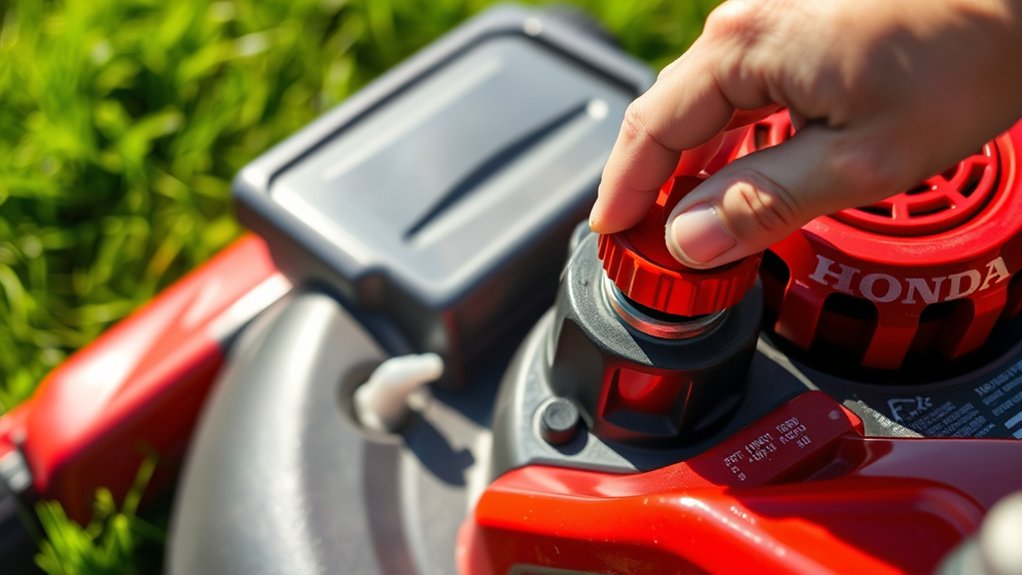 check fuel and oil levels regularly