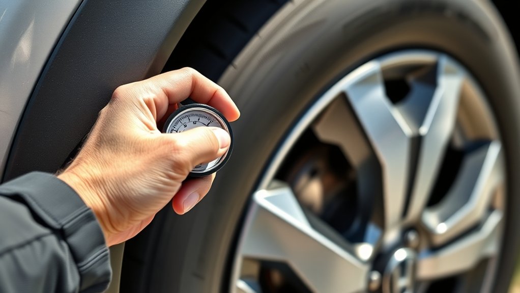 check tire pressure compare specs