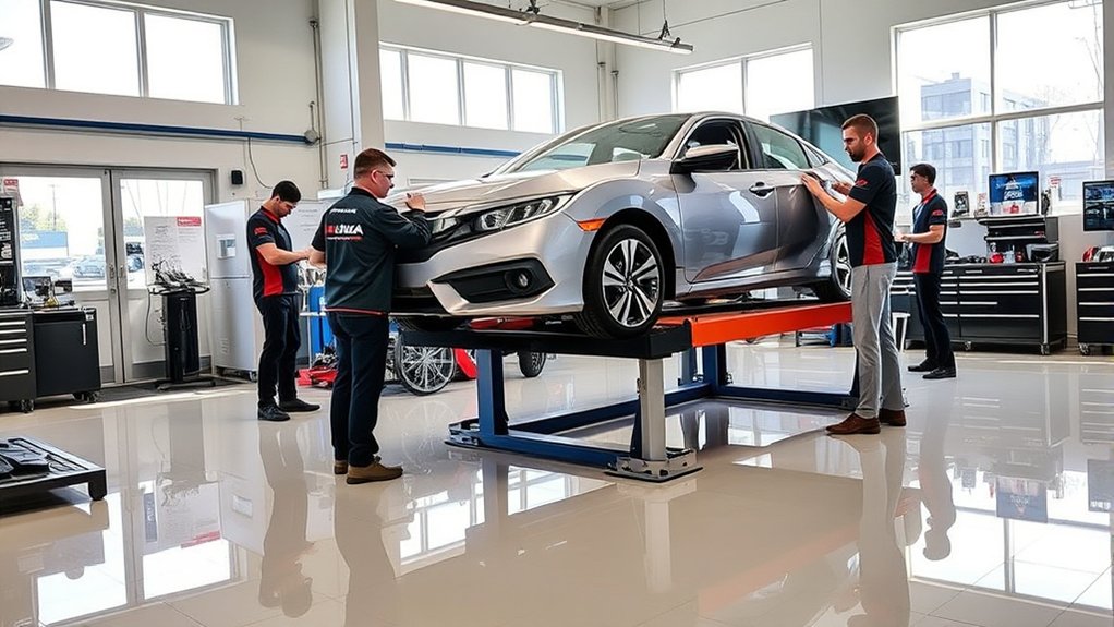 clean expert service with loaner cars