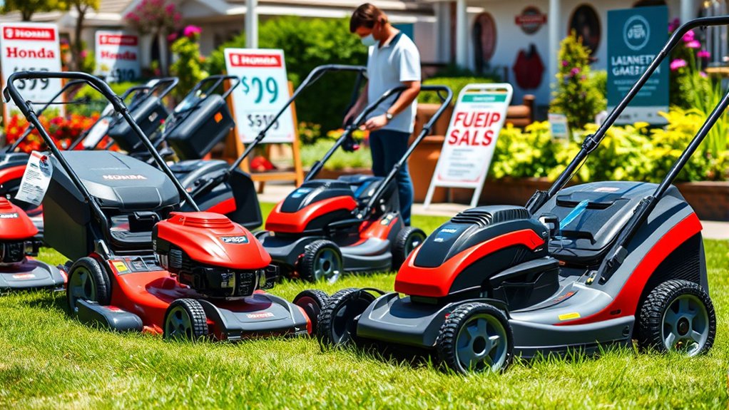 comparing honda mower prices wisely
