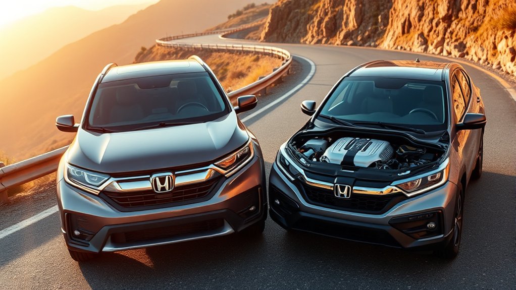 cr v turbo cvt hr v natural cvt