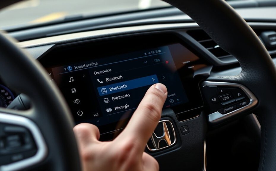 delete bluetooth device from honda civic
