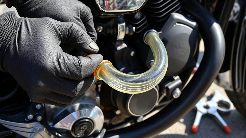 fuel line cleaning and pressure check