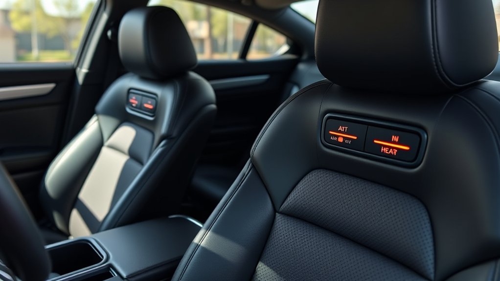 heated seat feature progression by trim